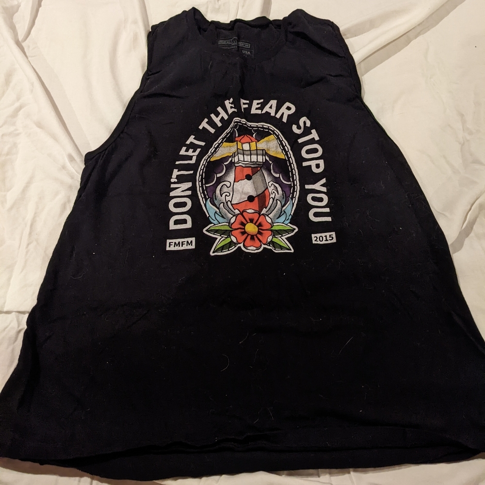 Feed Me Fight Me Black Muscle Tee, 2X